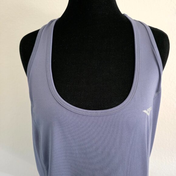 PONY Racer Back Tank Top Size Large Athletic Wear Activewear Workout Gray - Picture 3 of 8